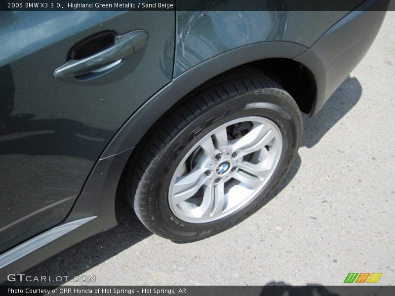 Highland Green Metallic / Sand Beige 2005 BMW X3 3.0i