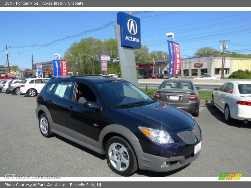 Abyss Black / Graphite 2007 Pontiac Vibe