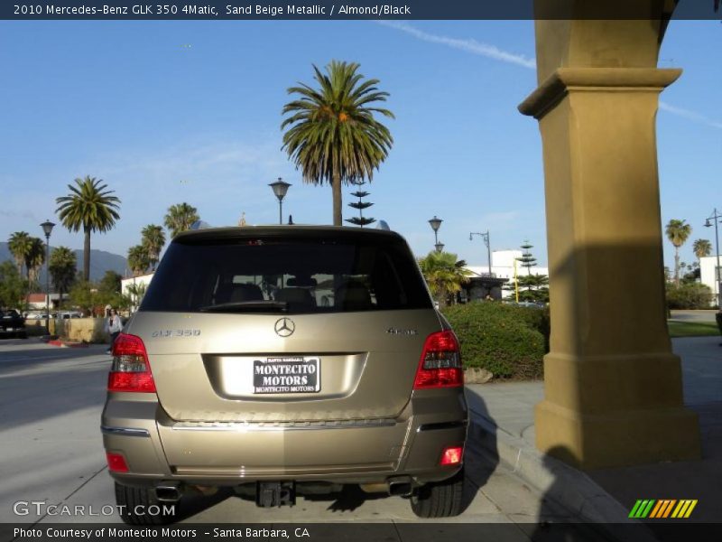 Sand Beige Metallic / Almond/Black 2010 Mercedes-Benz GLK 350 4Matic