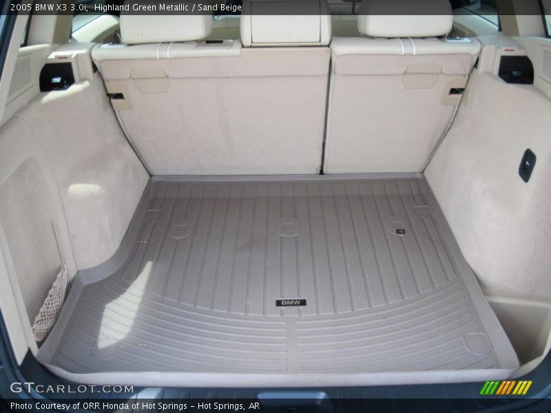 Highland Green Metallic / Sand Beige 2005 BMW X3 3.0i