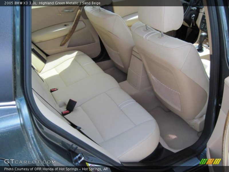 Highland Green Metallic / Sand Beige 2005 BMW X3 3.0i