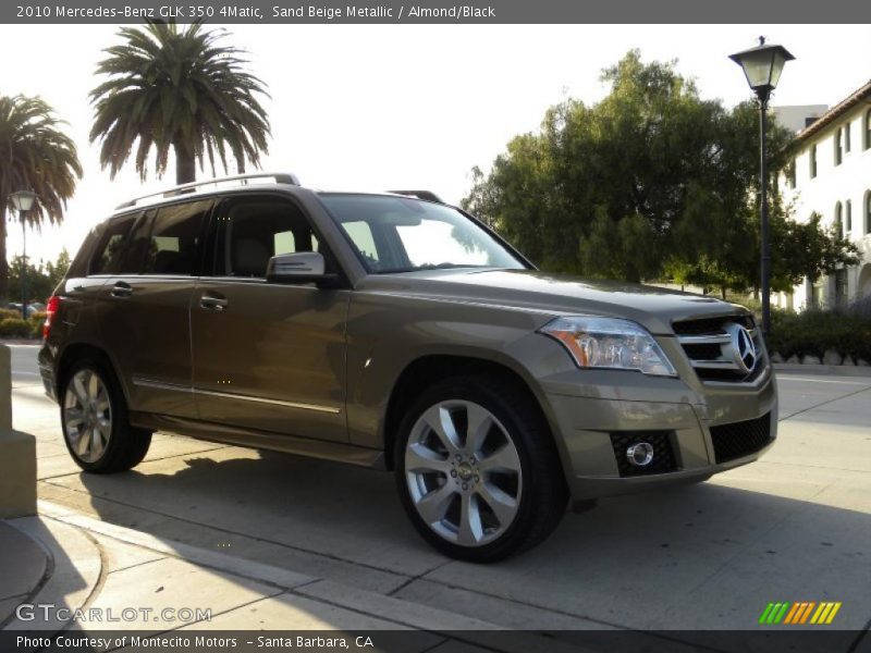Sand Beige Metallic / Almond/Black 2010 Mercedes-Benz GLK 350 4Matic