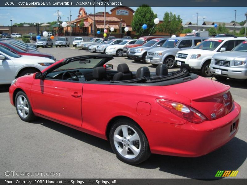 Absolutely Red / Charcoal 2006 Toyota Solara SE V6 Convertible