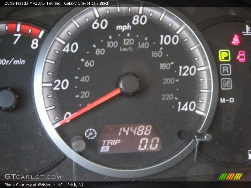 Galaxy Gray Mica / Black 2009 Mazda MAZDA5 Touring