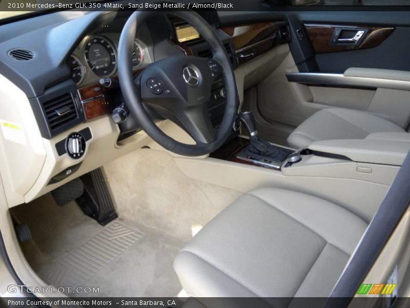 Sand Beige Metallic / Almond/Black 2010 Mercedes-Benz GLK 350 4Matic