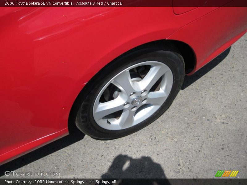 Absolutely Red / Charcoal 2006 Toyota Solara SE V6 Convertible