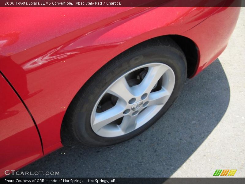 Absolutely Red / Charcoal 2006 Toyota Solara SE V6 Convertible