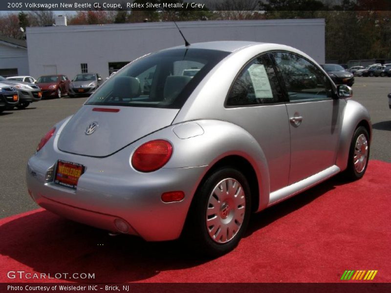 Reflex Silver Metallic / Grey 2005 Volkswagen New Beetle GL Coupe