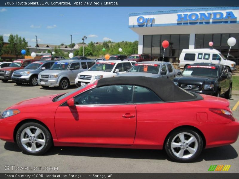 Absolutely Red / Charcoal 2006 Toyota Solara SE V6 Convertible
