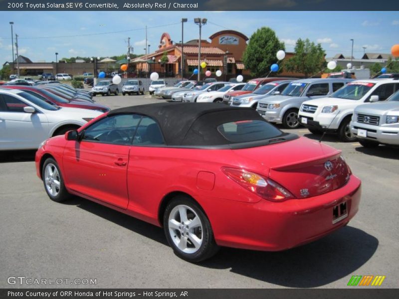 Absolutely Red / Charcoal 2006 Toyota Solara SE V6 Convertible