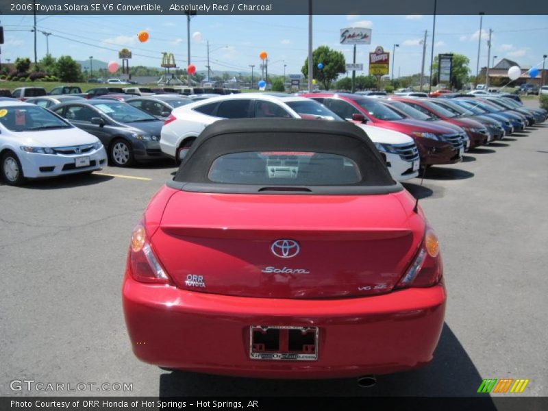 Absolutely Red / Charcoal 2006 Toyota Solara SE V6 Convertible