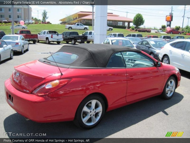 Absolutely Red / Charcoal 2006 Toyota Solara SE V6 Convertible