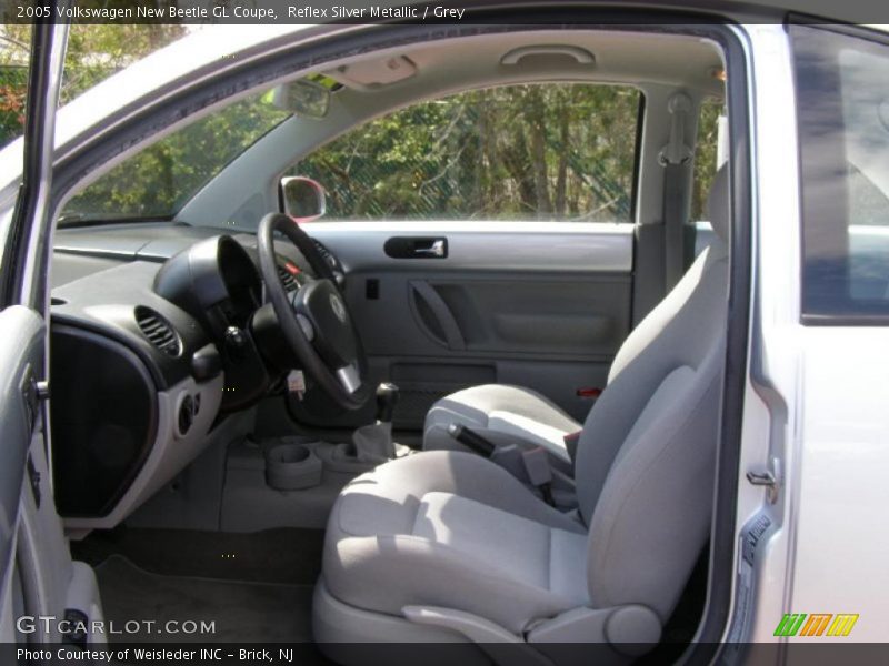 Reflex Silver Metallic / Grey 2005 Volkswagen New Beetle GL Coupe