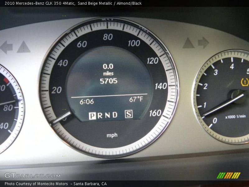 Sand Beige Metallic / Almond/Black 2010 Mercedes-Benz GLK 350 4Matic