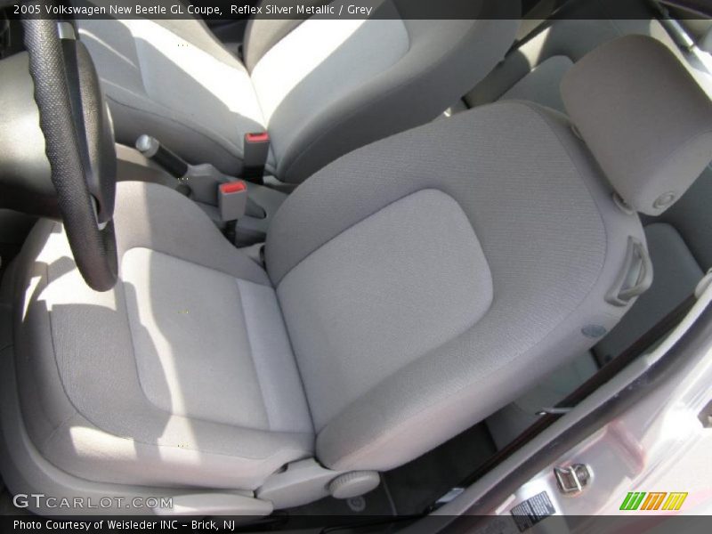 Reflex Silver Metallic / Grey 2005 Volkswagen New Beetle GL Coupe
