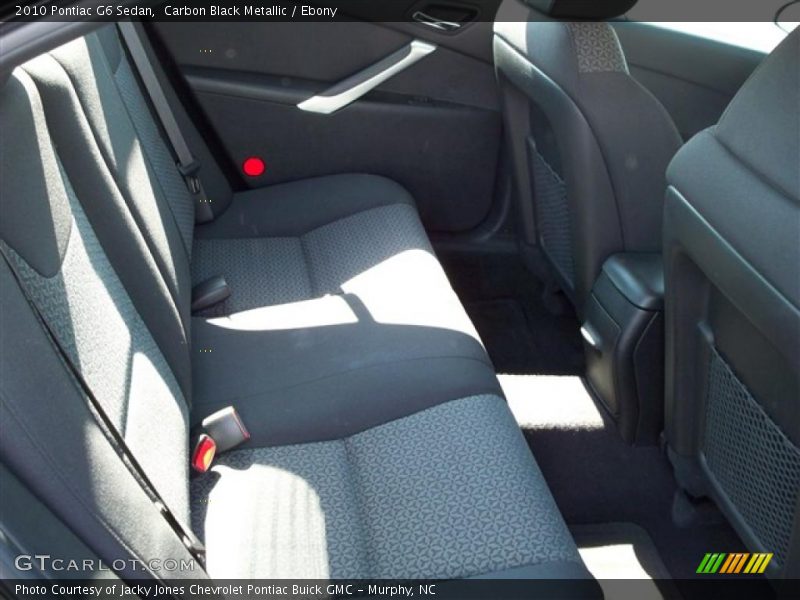 Carbon Black Metallic / Ebony 2010 Pontiac G6 Sedan