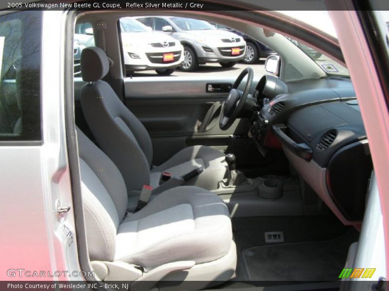 Reflex Silver Metallic / Grey 2005 Volkswagen New Beetle GL Coupe