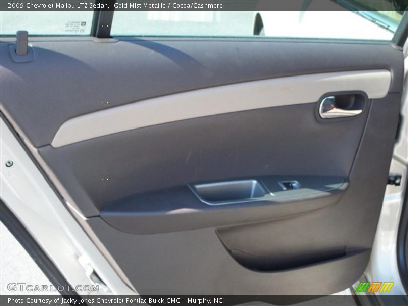 Gold Mist Metallic / Cocoa/Cashmere 2009 Chevrolet Malibu LTZ Sedan