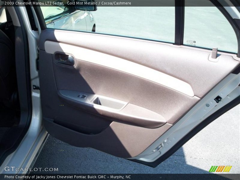 Gold Mist Metallic / Cocoa/Cashmere 2009 Chevrolet Malibu LTZ Sedan