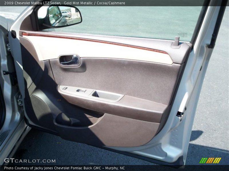 Gold Mist Metallic / Cocoa/Cashmere 2009 Chevrolet Malibu LTZ Sedan