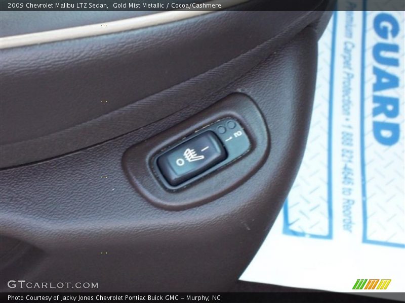 Gold Mist Metallic / Cocoa/Cashmere 2009 Chevrolet Malibu LTZ Sedan