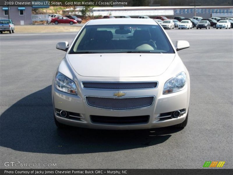 Gold Mist Metallic / Cocoa/Cashmere 2009 Chevrolet Malibu LTZ Sedan