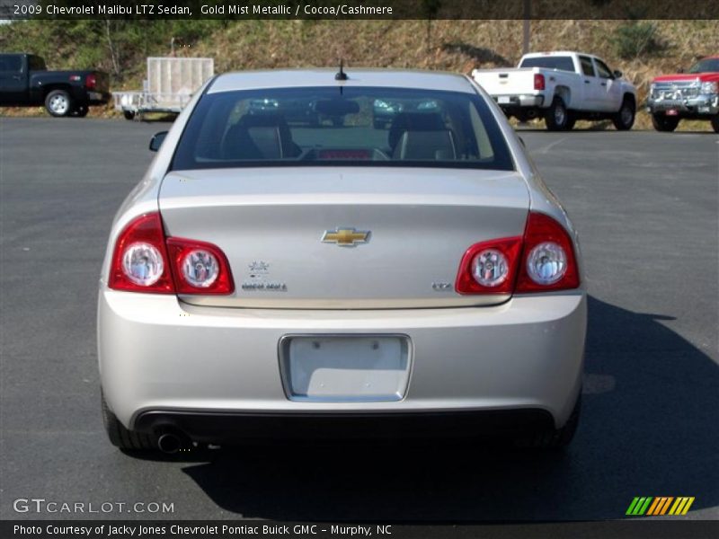 Gold Mist Metallic / Cocoa/Cashmere 2009 Chevrolet Malibu LTZ Sedan
