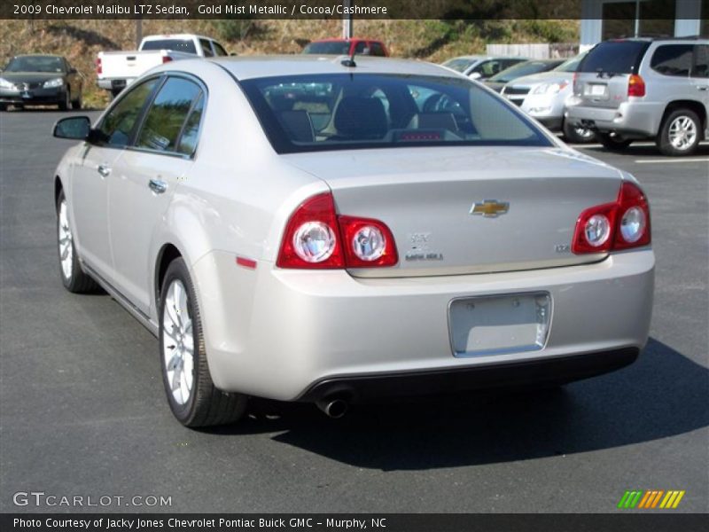 Gold Mist Metallic / Cocoa/Cashmere 2009 Chevrolet Malibu LTZ Sedan