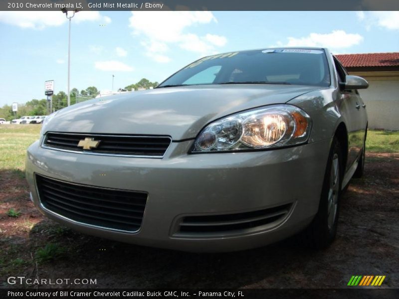 Gold Mist Metallic / Ebony 2010 Chevrolet Impala LS