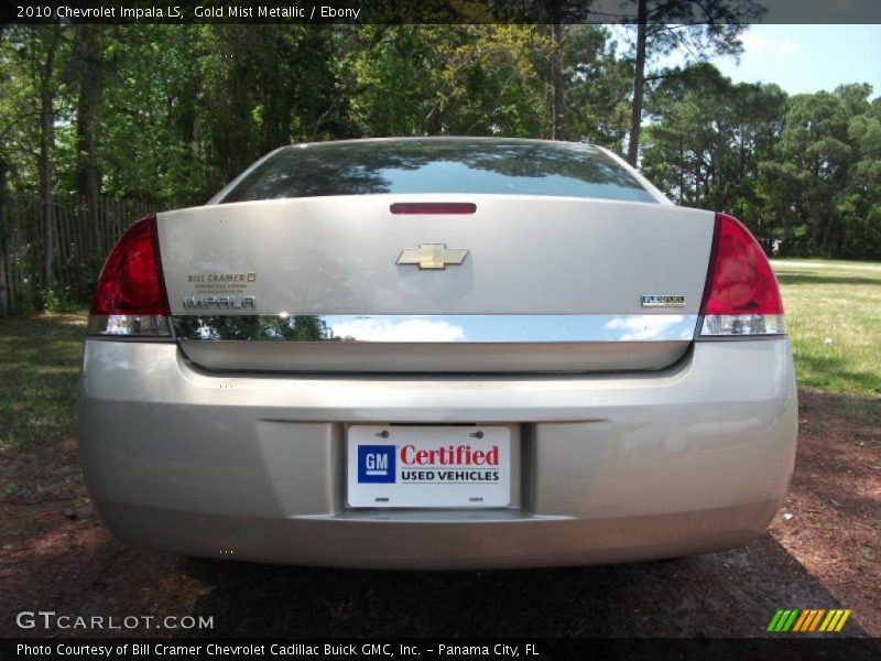 Gold Mist Metallic / Ebony 2010 Chevrolet Impala LS