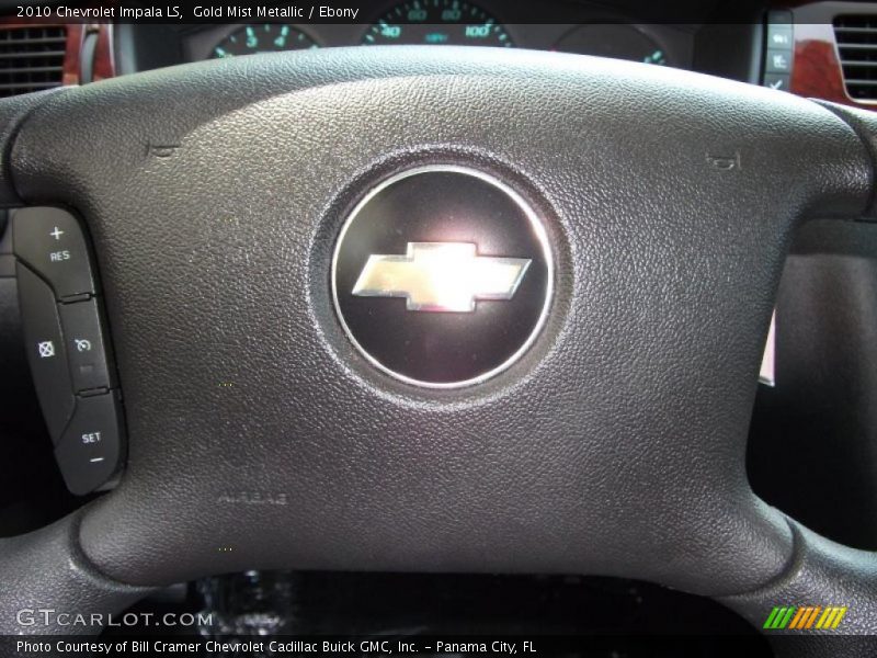 Gold Mist Metallic / Ebony 2010 Chevrolet Impala LS