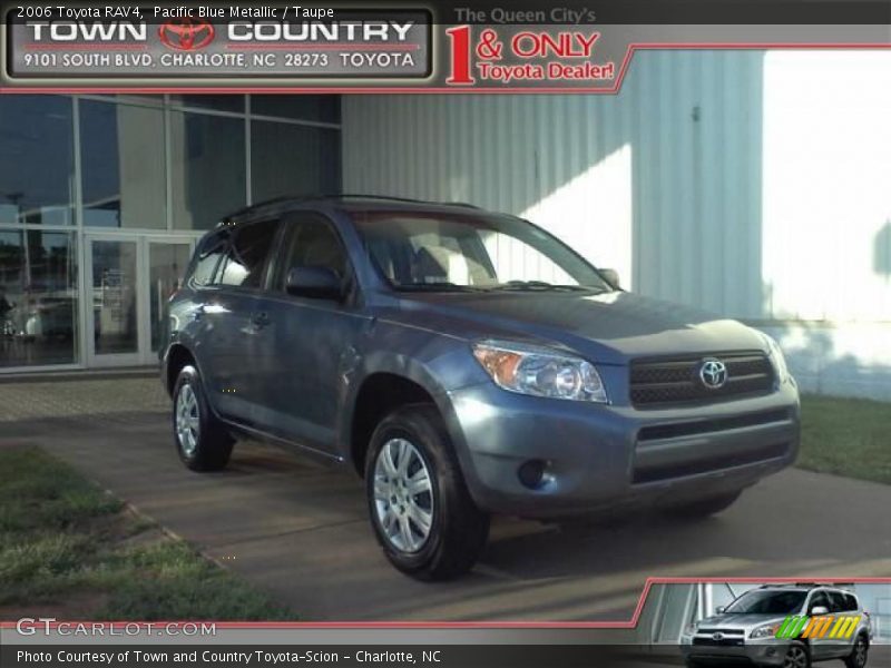 Pacific Blue Metallic / Taupe 2006 Toyota RAV4