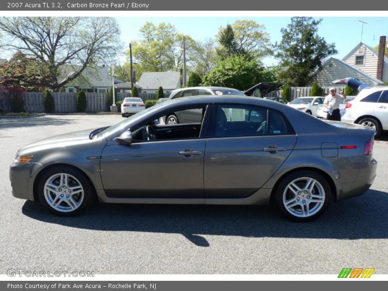 Carbon Bronze Pearl / Ebony 2007 Acura TL 3.2