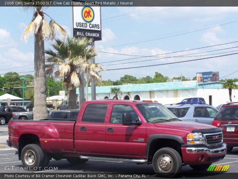 Sport Red Metallic / Neutral 2006 GMC Sierra 3500 SLT Crew Cab Dually