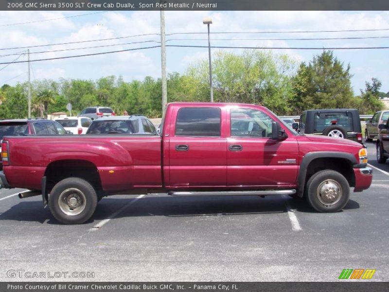 Sport Red Metallic / Neutral 2006 GMC Sierra 3500 SLT Crew Cab Dually
