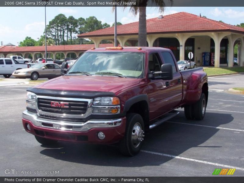 Sport Red Metallic / Neutral 2006 GMC Sierra 3500 SLT Crew Cab Dually
