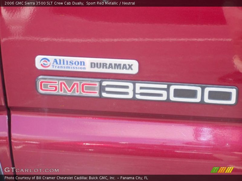 Sport Red Metallic / Neutral 2006 GMC Sierra 3500 SLT Crew Cab Dually