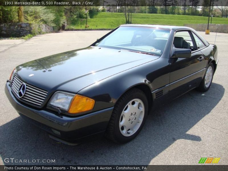 Black / Grey 1993 Mercedes-Benz SL 500 Roadster