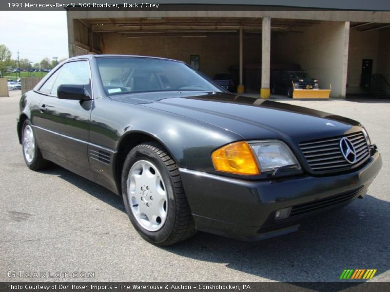 Black / Grey 1993 Mercedes-Benz SL 500 Roadster