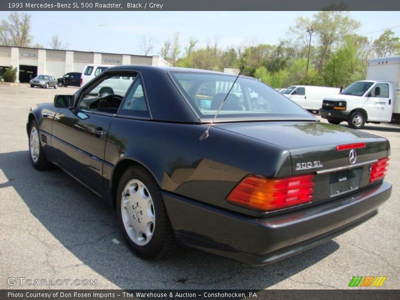 Black / Grey 1993 Mercedes-Benz SL 500 Roadster