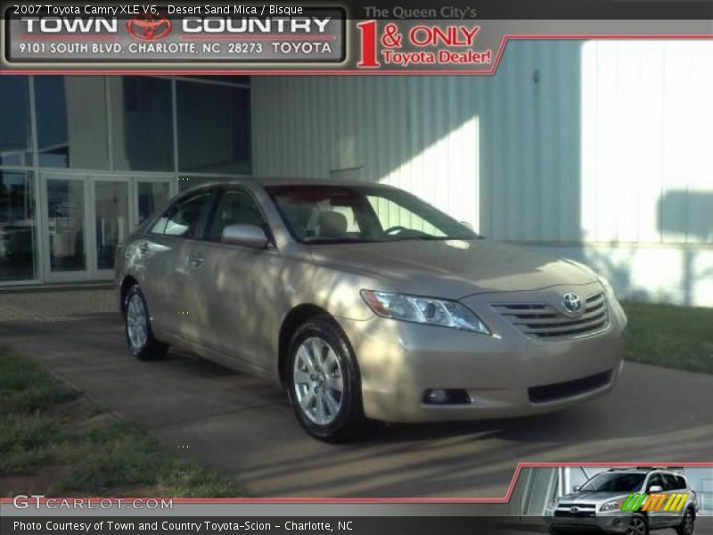 Desert Sand Mica / Bisque 2007 Toyota Camry XLE V6
