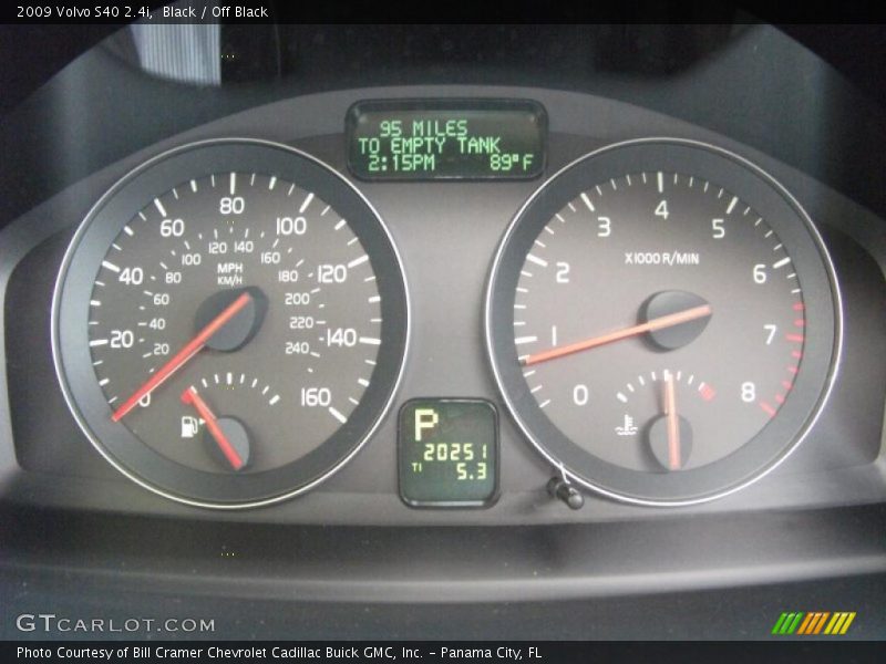 Black / Off Black 2009 Volvo S40 2.4i