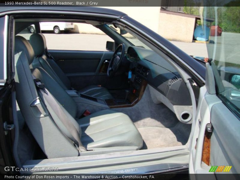 Black / Grey 1993 Mercedes-Benz SL 500 Roadster