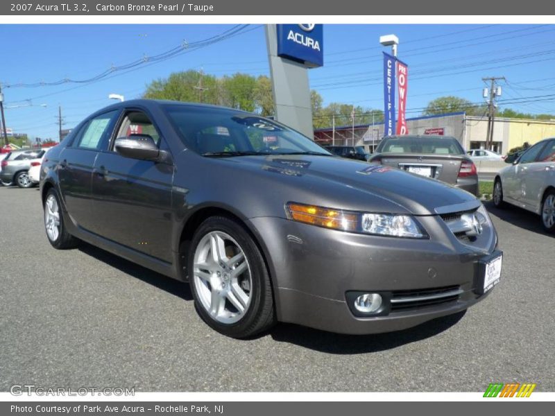Carbon Bronze Pearl / Taupe 2007 Acura TL 3.2