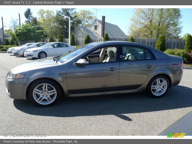 Carbon Bronze Pearl / Taupe 2007 Acura TL 3.2