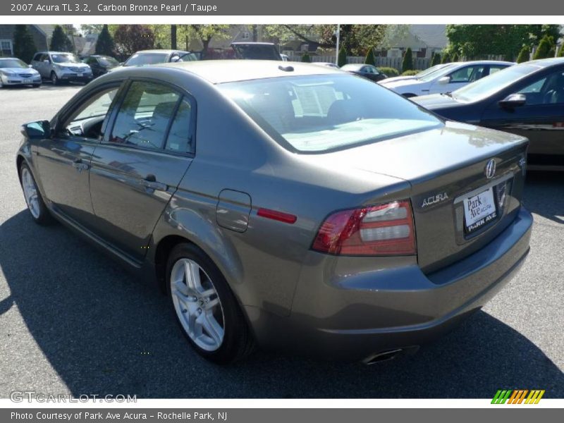 Carbon Bronze Pearl / Taupe 2007 Acura TL 3.2