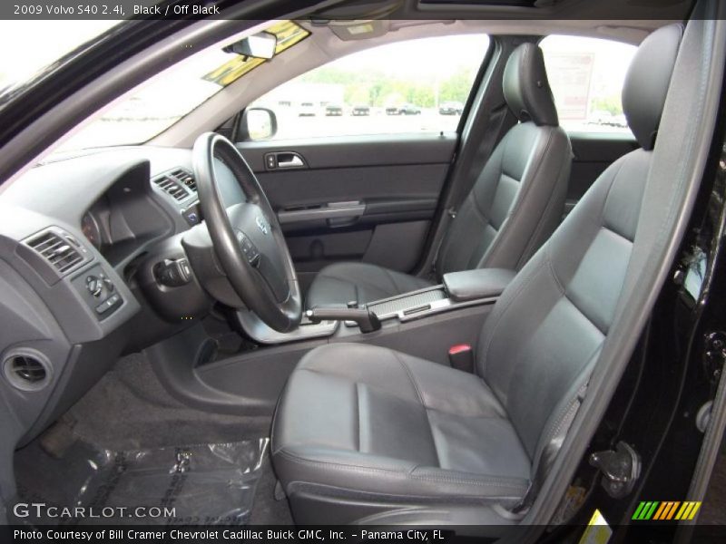 Black / Off Black 2009 Volvo S40 2.4i