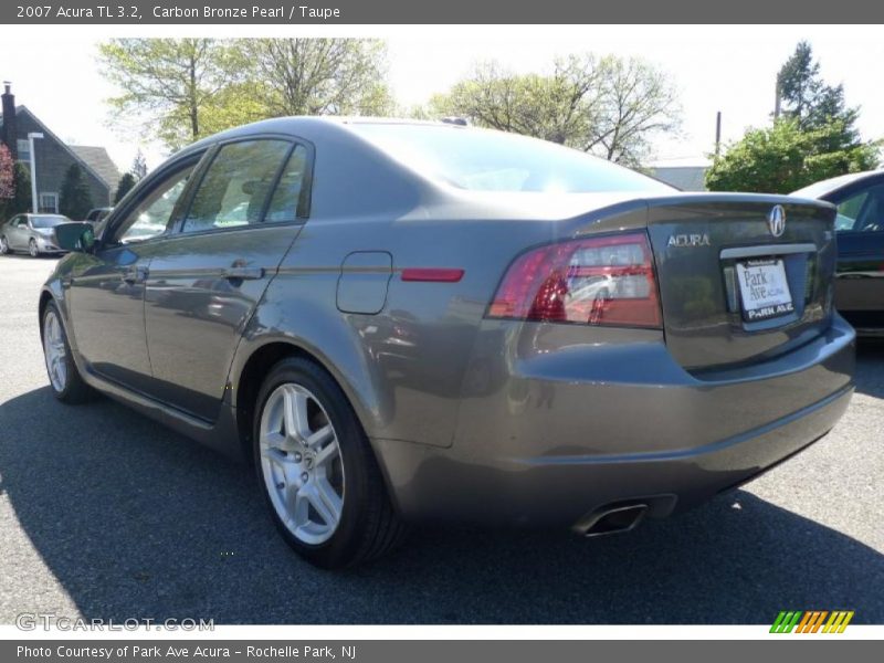 Carbon Bronze Pearl / Taupe 2007 Acura TL 3.2
