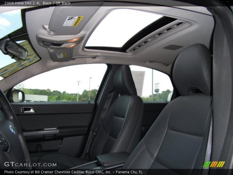 Black / Off Black 2009 Volvo S40 2.4i