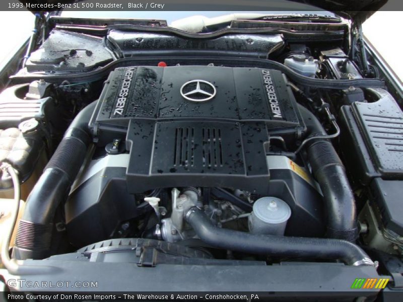 Black / Grey 1993 Mercedes-Benz SL 500 Roadster